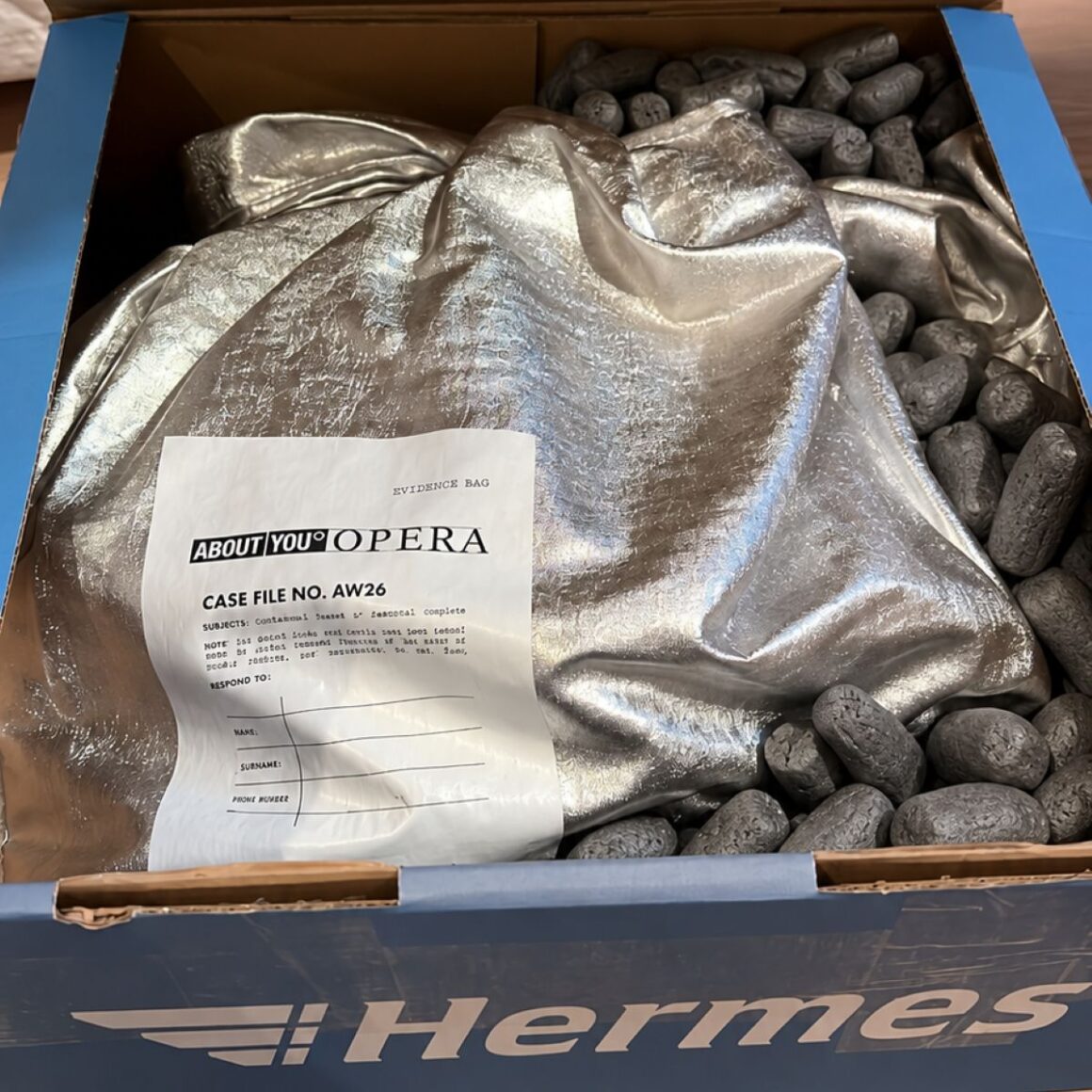 Hermes_AY_FashionOpera_GoodieBag_Beitrag About You Fashion Show OPERA 2026